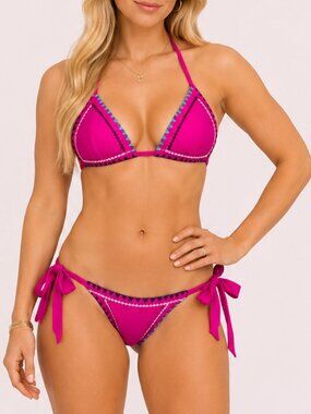 Design Lab Lord & Taylor | Pink Bikini Top Only